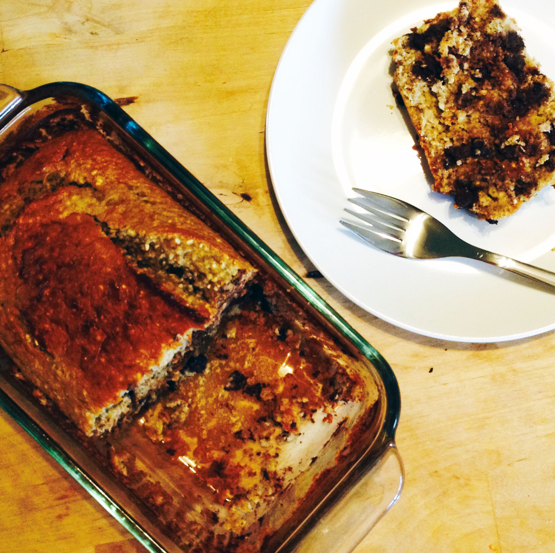 Banana Oat Greek Yogurt Bread